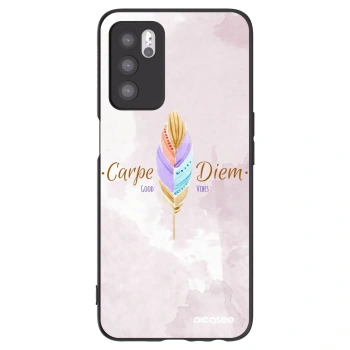 Picasee husă neagră din silicon pentru OPPO A16s - Carpe Diem