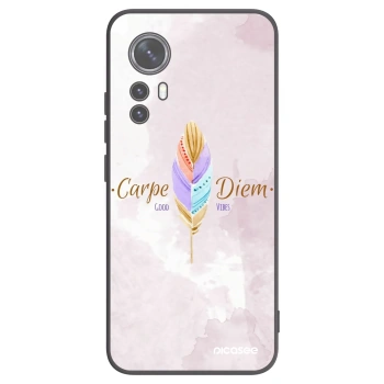 Picasee husă neagră din silicon pentru Xiaomi 12X - Carpe Diem