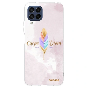 Picasee husă transparentă din silicon pentru Samsung Galaxy M53 5G - Carpe Diem