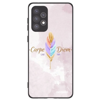 Picasee husă neagră din silicon pentru Samsung Galaxy A73 5G - Carpe Diem