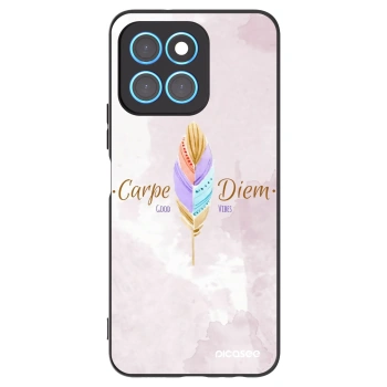 Picasee husă neagră din silicon pentru Honor X6 - Carpe Diem