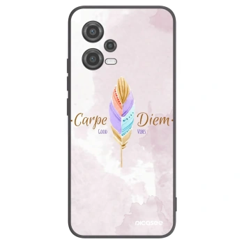 Picasee husă neagră din silicon pentru Xiaomi Poco X5 - Carpe Diem