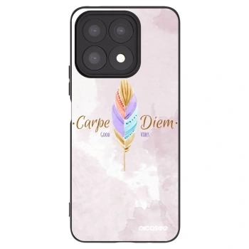 Picasee husă neagră din silicon pentru Honor X8a - Carpe Diem