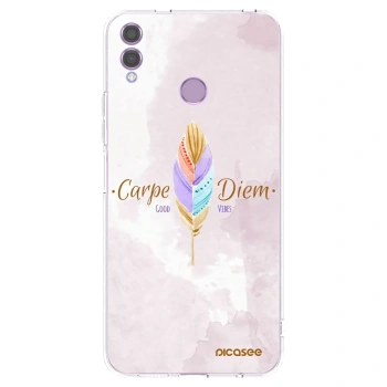 Picasee husă transparentă din silicon pentru Honor 8X - Carpe Diem