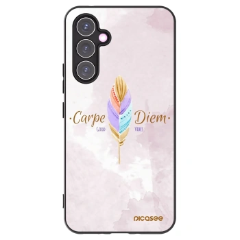 Picasee husă neagră din silicon pentru Samsung Galaxy A54 5G A546B - Carpe Diem