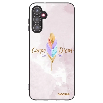 Picasee husă neagră din silicon pentru Samsung Galaxy A14 5G A146P - Carpe Diem