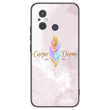 Picasee husă neagră din silicon pentru Xiaomi Redmi 12C - Carpe Diem