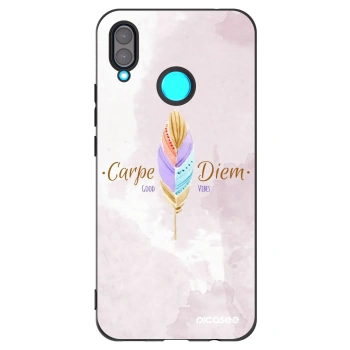 Picasee husă neagră din silicon pentru Huawei Nova 3 - Carpe Diem