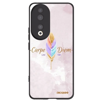 Picasee husă neagră din silicon pentru Honor 90 5G - Carpe Diem