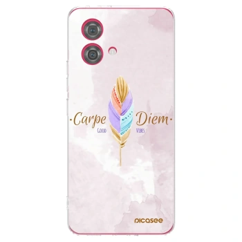 Picasee husă transparentă din silicon pentru Motorola Moto G84 5G - Carpe Diem