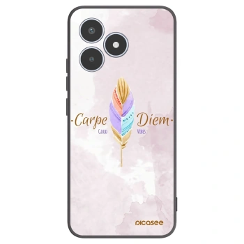 Picasee husă neagră din silicon pentru Realme C53 - Carpe Diem