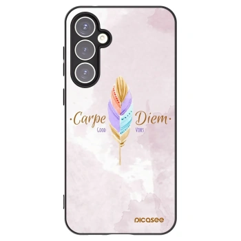 Picasee husă neagră din silicon pentru Samsung Galaxy S23 FE S711B - Carpe Diem