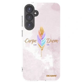 Picasee husă transparentă din silicon pentru Samsung Galaxy S23 FE S711B - Carpe Diem