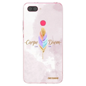 Picasee husă transparentă din silicon pentru Xiaomi Mi 8 Lite - Carpe Diem