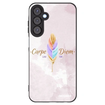Picasee husă neagră din silicon pentru Samsung Galaxy A25 A256B 5G - Carpe Diem
