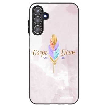 Picasee husă neagră din silicon pentru Samsung Galaxy A15 A155F 4G - Carpe Diem