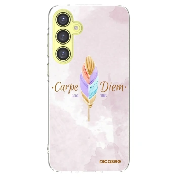Picasee husă transparentă din silicon pentru Samsung Galaxy A35 5G A356B - Carpe Diem