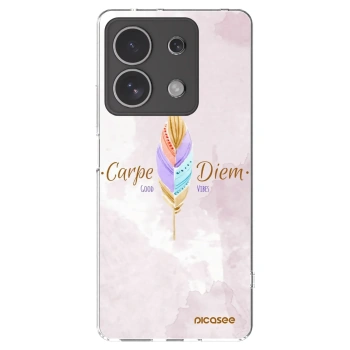 Picasee husă transparentă din silicon pentru Xiaomi Redmi Note 13 4G - Carpe Diem
