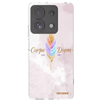 Picasee husă transparentă din silicon pentru Xiaomi Redmi Note 13 Pro 4G - Carpe Diem