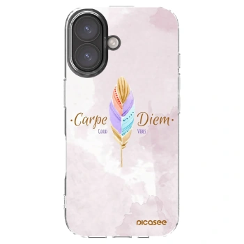 Picasee husă transparentă din silicon pentru Apple iPhone 16 - Carpe Diem