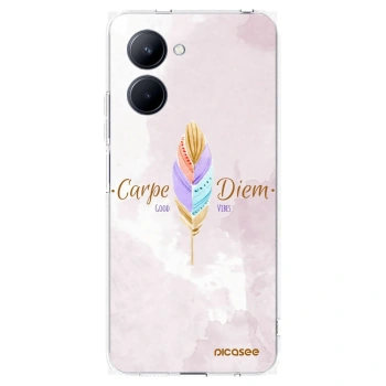 Picasee husă transparentă din silicon pentru Realme C33 (2023) - Carpe Diem