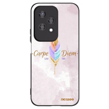 Picasee husă neagră din silicon pentru Honor 200 Lite - Carpe Diem