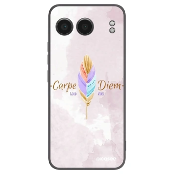 Picasee husă neagră din silicon pentru OnePlus Nord 4 - Carpe Diem