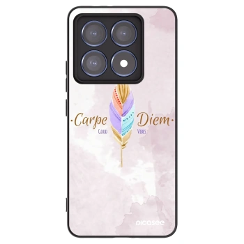 Picasee husă neagră din silicon pentru Xiaomi 14T Pro - Carpe Diem