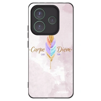 Picasee husă neagră din silicon pentru Xiaomi Redmi Note 14 5G - Carpe Diem