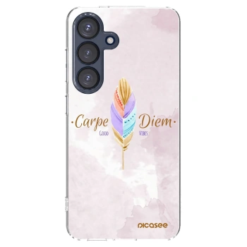 Picasee husă transparentă din silicon pentru Samsung Galaxy S25 5G - Carpe Diem