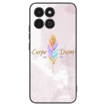 Picasee husă neagră din silicon pentru Honor 200 Smart 5G - Carpe Diem