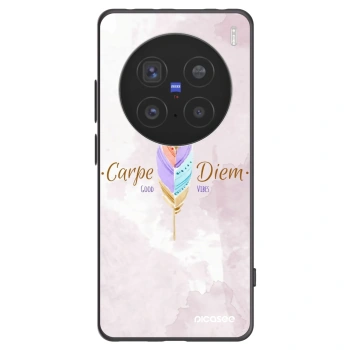 Picasee husă neagră din silicon pentru Vivo X200 Pro - Carpe Diem