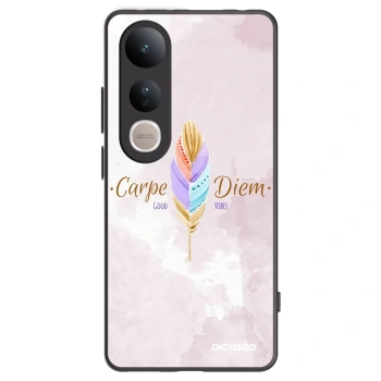 Picasee husă neagră din silicon pentru Vivo V50 Lite 5G - Carpe Diem