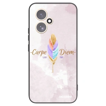 Picasee husă neagră din silicon pentru Honor 400 5G - Carpe Diem