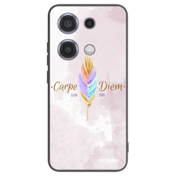 Picasee husă neagră din silicon pentru Xiaomi Redmi Note 14S - Carpe Diem