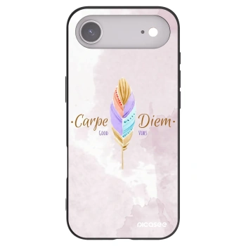 Picasee husă neagră din silicon pentru Apple iPhone Air - Carpe Diem