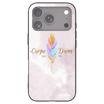 Picasee husă neagră din silicon pentru Apple iPhone 17 Pro - Carpe Diem