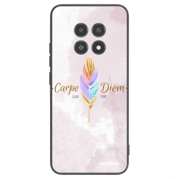 Picasee husă neagră din silicon pentru Realme 12X - Carpe Diem