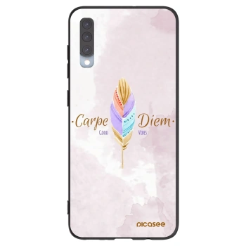 Picasee husă neagră din silicon pentru Samsung Galaxy A70 A705F - Carpe Diem