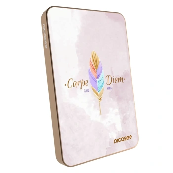 Powerbank cu MagSafe 5 000 mAh cu design propriu De aur - Carpe Diem