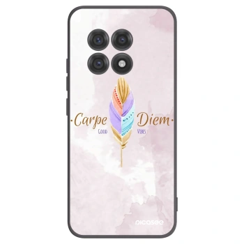 Picasee husă neagră din silicon pentru OnePlus 13R 5G - Carpe Diem
