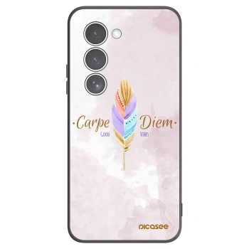 Picasee husă neagră din silicon pentru Xiaomi Redmi 15 5G - Carpe Diem