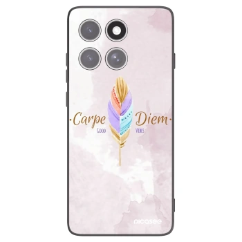 Picasee husă neagră din silicon pentru Motorola Edge 60 Fusion - Carpe Diem