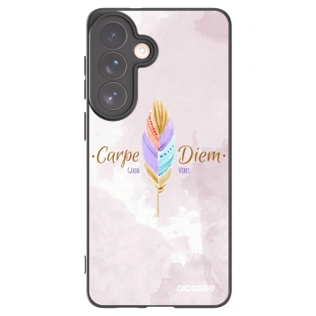 Picasee husă neagră din silicon pentru Samsung Galaxy S26+ - Carpe Diem