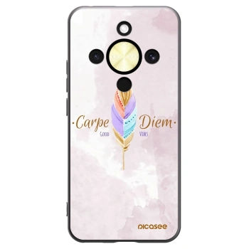 Picasee husă neagră din silicon pentru Honor Magic8 Lite 5G - Carpe Diem