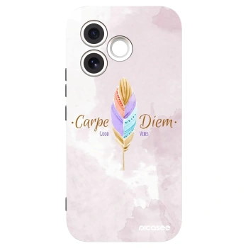 Picasee husă neagră din silicon pentru Honor 600 Lite - Carpe Diem