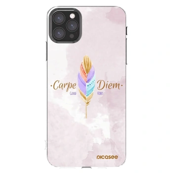 Picasee husă transparentă din silicon pentru Apple iPhone 11 Pro Max - Carpe Diem