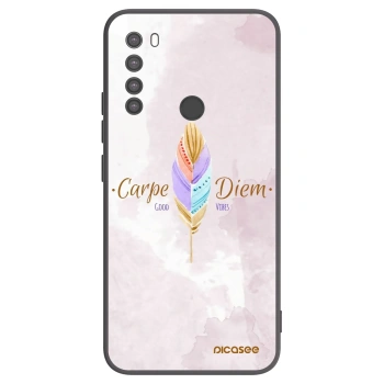 Picasee husă neagră din silicon pentru Xiaomi Redmi Note 8 - Carpe Diem