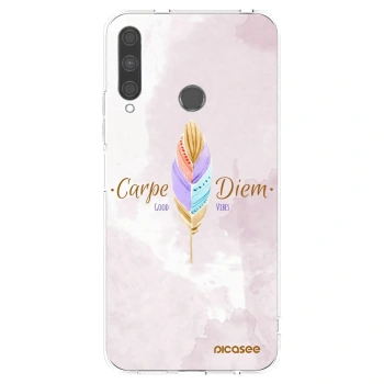 Picasee husă transparentă din silicon pentru Huawei P40 Lite E - Carpe Diem