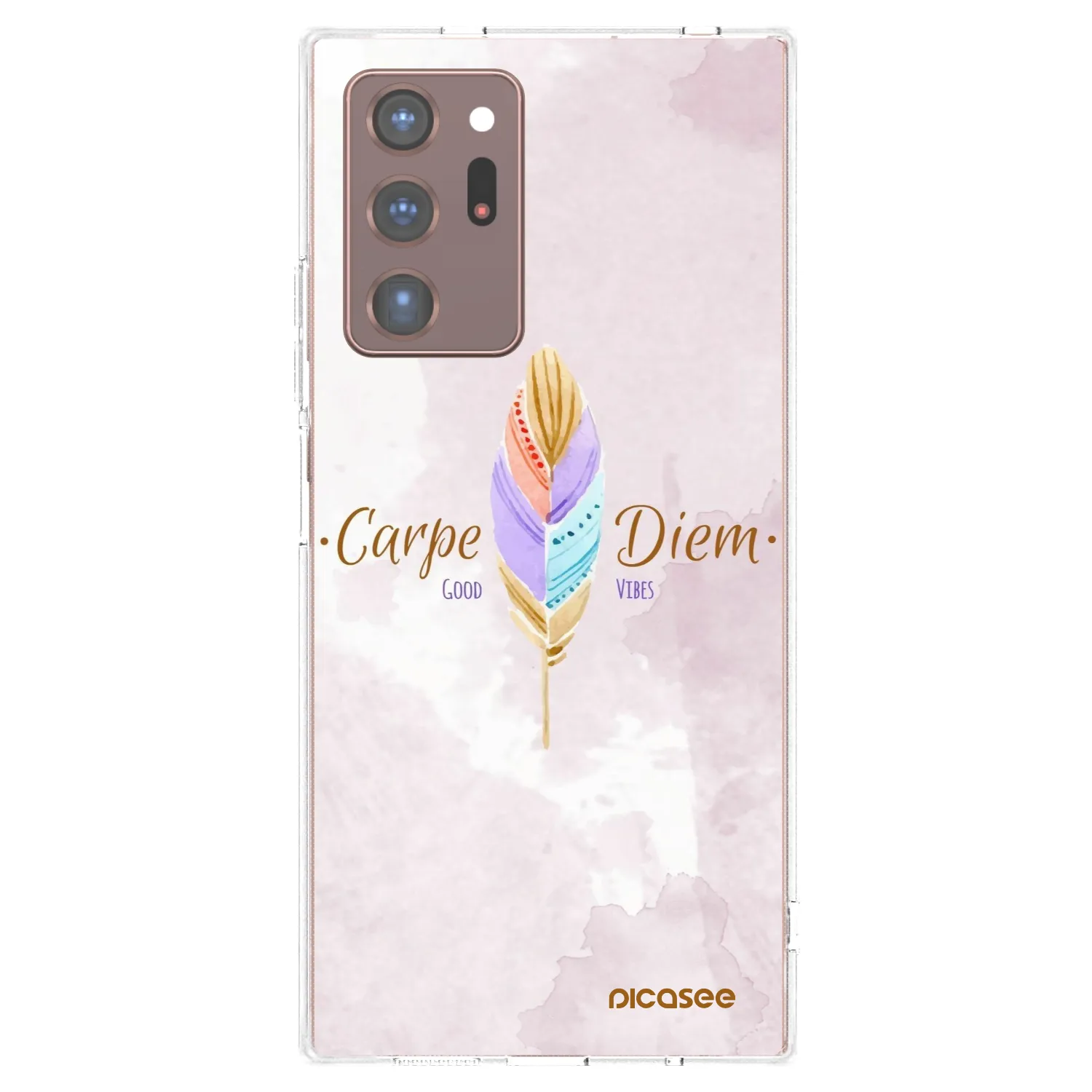 Picasee husă transparentă din silicon pentru Samsung Galaxy Note 20 Ultra - Carpe Diem